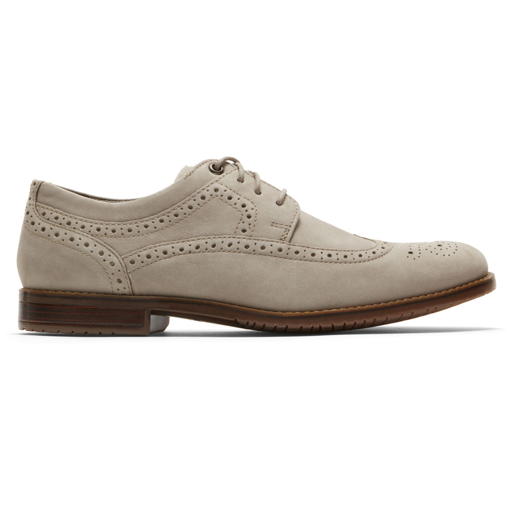 Oxfords Rockport Hombre Mexico - Style Purpose 3 Wingtip Grises - OTNKY0451